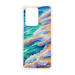 Waves At The Ocean s Edge Samsung Galaxy S20 Ultra 6 9 Inch Tpu Uv Case by GardenOfOphir