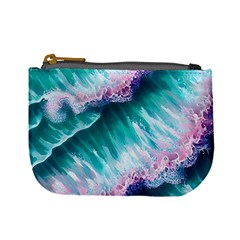 Summer Waves In Pink Iii Mini Coin Purse