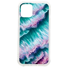 Summer Waves In Pink Iii Iphone 12 Mini Tpu Uv Print Case	 by GardenOfOphir