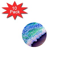 Blue Wave Ii 1  Mini Magnet (10 Pack)  by GardenOfOphir