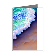 Blue Wave Ii Mini Greeting Card by GardenOfOphir