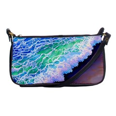 Blue Wave Ii Shoulder Clutch Bag by GardenOfOphir