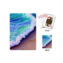 Blue Wave Ii Playing Cards Single Design (mini)