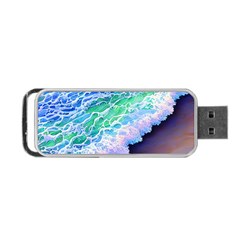 Blue Wave Ii Portable Usb Flash (two Sides) by GardenOfOphir