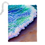 Blue Wave Ii Drawstring Pouch (5XL) Back