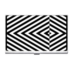 Abstract Lines Pattern Art Design Background Business Card Holder