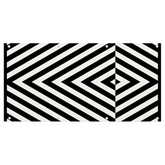 Abstract Lines Pattern Art Design Background Banner And Sign 8  X 4  by Ravend