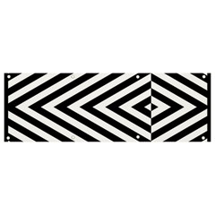 Abstract Lines Pattern Art Design Background Banner And Sign 9  X 3  by Ravend