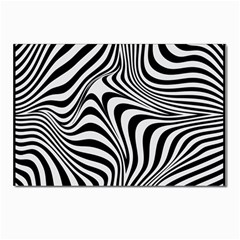 Pattern Geometric Lines Shapes Design Art Postcard 4 x 6  (pkg Of 10) by Ravend