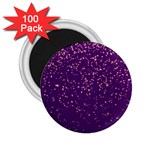 Purple Glittery Backdrop Scrapbooking Sparkle 2.25  Magnets (100 pack)  Front