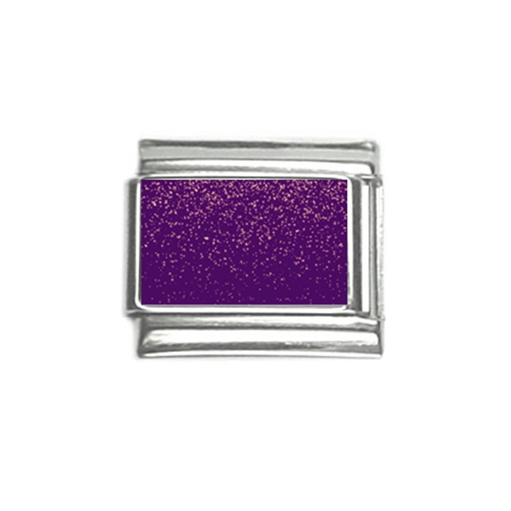 Purple Glittery Backdrop Scrapbooking Sparkle Italian Charm (9mm)