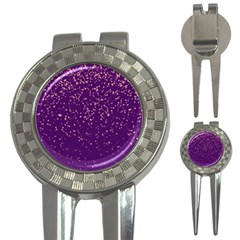 Purple Glittery Backdrop Scrapbooking Sparkle 3-in-1 Golf Divots