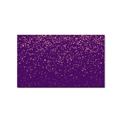 Purple Glittery Backdrop Scrapbooking Sparkle Sticker (rectangular) by Ravend