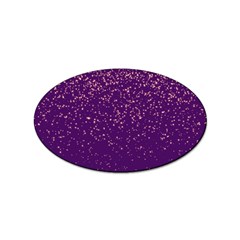 Purple Glittery Backdrop Scrapbooking Sparkle Sticker Oval (10 Pack) by Ravend