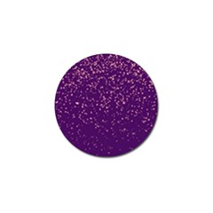 Purple Glittery Backdrop Scrapbooking Sparkle Golf Ball Marker