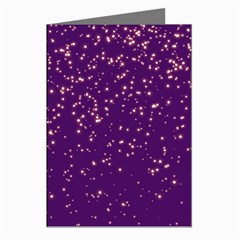 Purple Glittery Backdrop Scrapbooking Sparkle Greeting Cards (Pkg of 8)