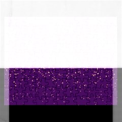 Purple Glittery Backdrop Scrapbooking Sparkle Rectangular Jigsaw Puzzl by Ravend