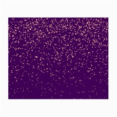 Purple Glittery Backdrop Scrapbooking Sparkle Small Glasses Cloth by Ravend