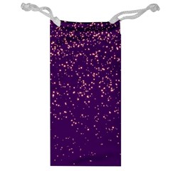 Purple Glittery Backdrop Scrapbooking Sparkle Jewelry Bag