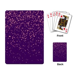 Purple Glittery Backdrop Scrapbooking Sparkle Playing Cards Single Design (rectangle) by Ravend