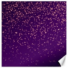 Purple Glittery Backdrop Scrapbooking Sparkle Canvas 12  X 12  by Ravend