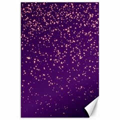 Purple Glittery Backdrop Scrapbooking Sparkle Canvas 20  X 30  by Ravend