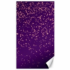 Purple Glittery Backdrop Scrapbooking Sparkle Canvas 40  X 72  by Ravend