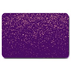 Purple Glittery Backdrop Scrapbooking Sparkle Large Doormat