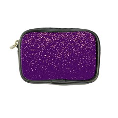 Purple Glittery Backdrop Scrapbooking Sparkle Coin Purse