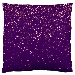 Purple Glittery Backdrop Scrapbooking Sparkle Large Cushion Case (one Side) by Ravend