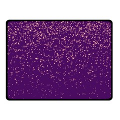 Purple Glittery Backdrop Scrapbooking Sparkle Fleece Blanket (Small)