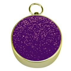 Purple Glittery Backdrop Scrapbooking Sparkle Gold Compasses by Ravend