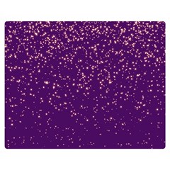 Purple Glittery Backdrop Scrapbooking Sparkle Premium Plush Fleece Blanket (Medium)