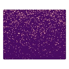 Purple Glittery Backdrop Scrapbooking Sparkle Premium Plush Fleece Blanket (Large)