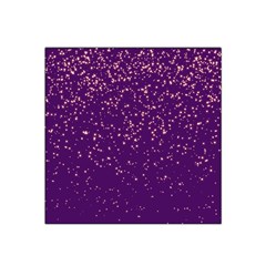 Purple Glittery Backdrop Scrapbooking Sparkle Satin Bandana Scarf 22  X 22  by Ravend