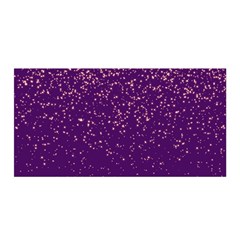 Purple Glittery Backdrop Scrapbooking Sparkle Satin Wrap 35  X 70  by Ravend