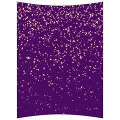 Purple Glittery Backdrop Scrapbooking Sparkle Back Support Cushion by Ravend