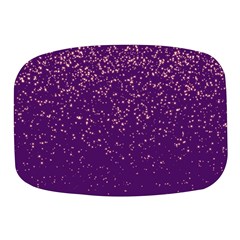 Purple Glittery Backdrop Scrapbooking Sparkle Mini Square Pill Box by Ravend