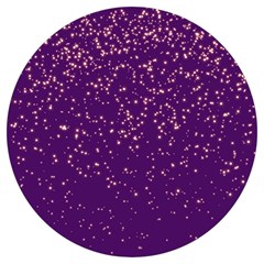 Purple Glittery Backdrop Scrapbooking Sparkle Round Trivet