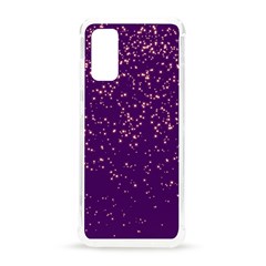 Purple Glittery Backdrop Scrapbooking Sparkle Samsung Galaxy S20 6 2 Inch Tpu Uv Case