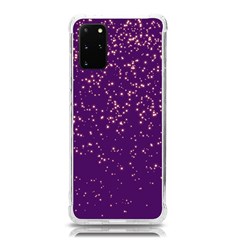 Purple Glittery Backdrop Scrapbooking Sparkle Samsung Galaxy S20plus 6 7 Inch Tpu Uv Case