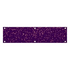 Purple Glittery Backdrop Scrapbooking Sparkle Banner And Sign 4  X 1  by Ravend