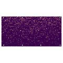 Purple Glittery Backdrop Scrapbooking Sparkle Banner And Sign 8  X 4  by Ravend