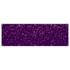 Purple Glittery Backdrop Scrapbooking Sparkle Banner And Sign 12  X 4  by Ravend