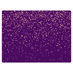 Purple Glittery Backdrop Scrapbooking Sparkle One Side Premium Plush Fleece Blanket (extra Small) by Ravend