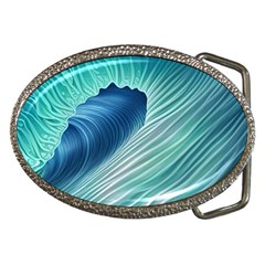 Summer Ocean Waves Belt Buckles by GardenOfOphir