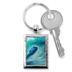 Summer Ocean Waves Key Chain (rectangle) by GardenOfOphir