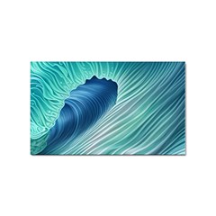 Summer Ocean Waves Sticker (rectangular) by GardenOfOphir