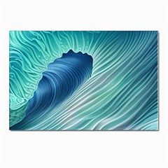 Summer Ocean Waves Postcard 4 x 6  (pkg Of 10) by GardenOfOphir