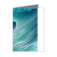 Summer Ocean Waves Mini Greeting Card by GardenOfOphir